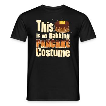 Costume de cuisson de crêpes - Crêpe drôle - T-shirt homme - noir - Devant - AI Model Male 178 light (178cm)