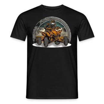 Quad VTT Tout-terrain Quad Riders - T-shirt homme - noir - Devant - AI Model Male 178 light (178cm)
