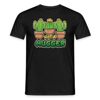 Pas de cactus étreint - T-shirt homme - noir - Devant - AI Model Male 178 light (178cm)