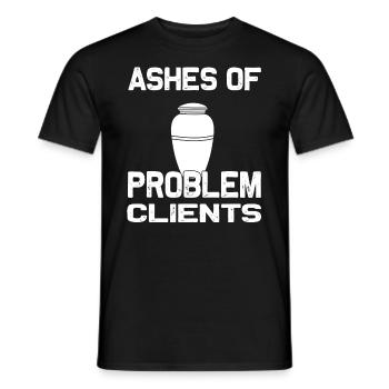 Tout le monde demande des conseils juridiques Drôle de droit - T-shirt homme - noir - Devant - AI Model Male 178 light (178cm)
