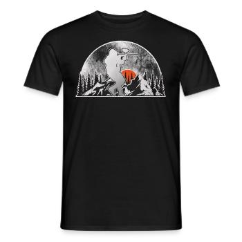 Paintball - Men's T-Shirt - black - Front - AI Model Male 178 light (178cm)
