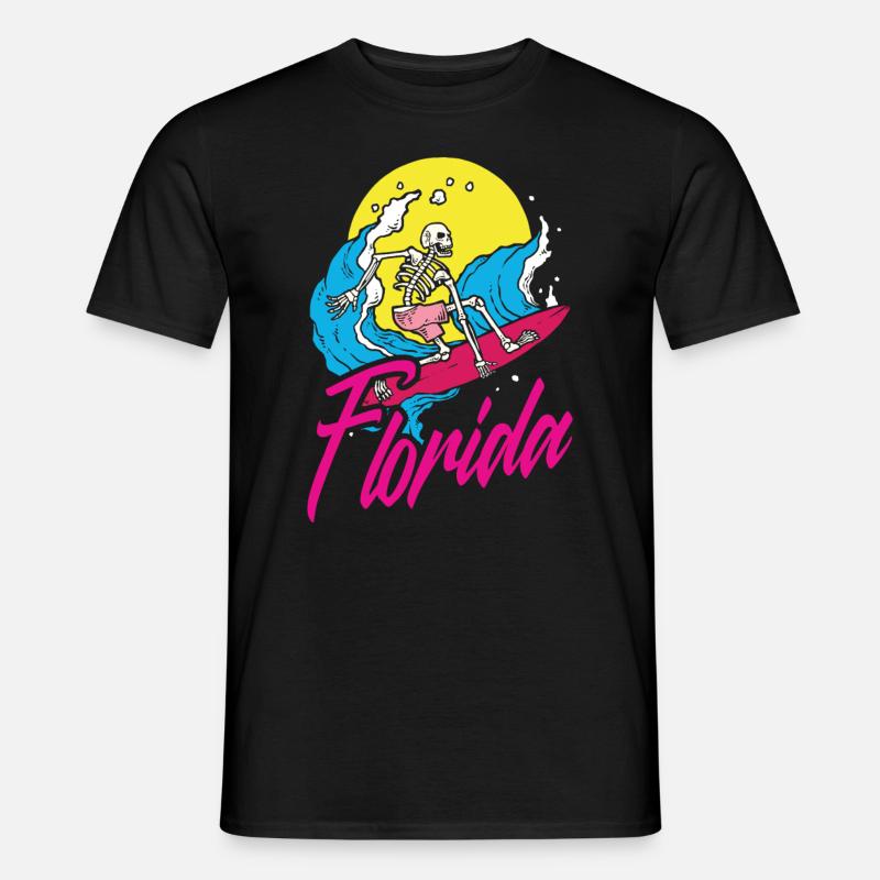 Florida - Männer T-Shirt - Schwarz