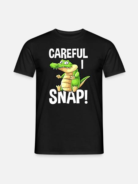 Alligator Alligatoren Krokodil Krokodile - Männer T-Shirt - Schwarz