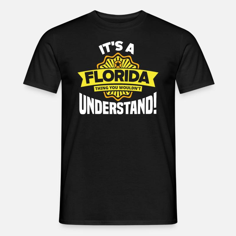 Florida - Männer T-Shirt - Schwarz