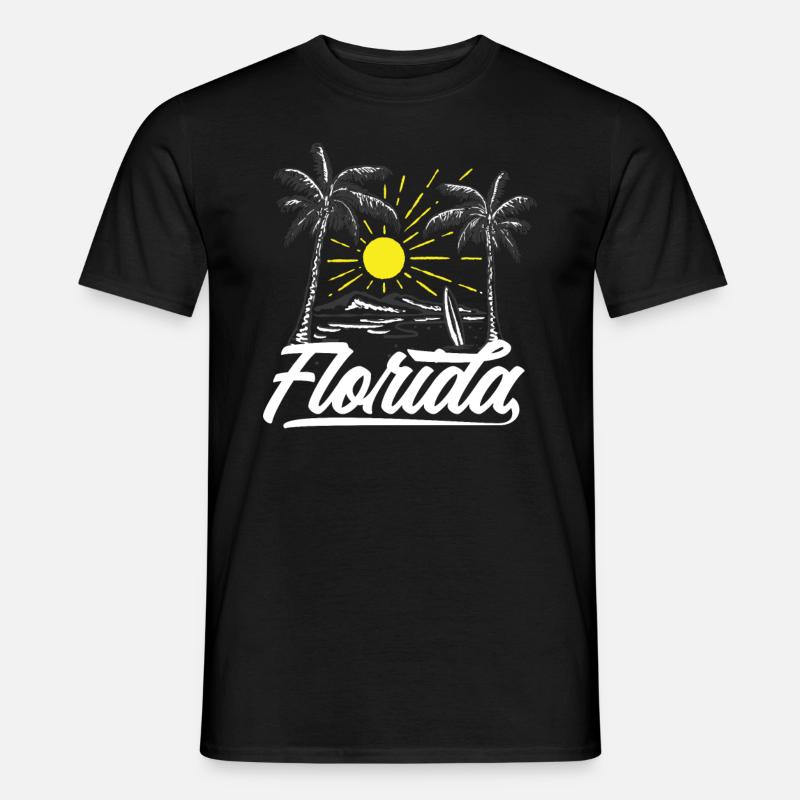 Florida - Männer T-Shirt - Schwarz