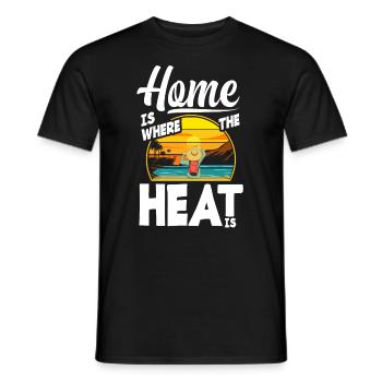 Florida - Männer T-Shirt - Schwarz - Vorne - AI Model Male 178 light (178cm)