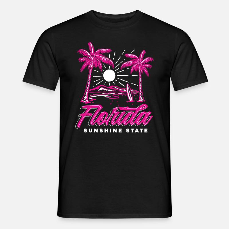 Florida - Männer T-Shirt - Schwarz