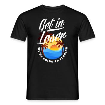 Florida - Männer T-Shirt - Schwarz - Vorne - AI Model Male 178 light (178cm)
