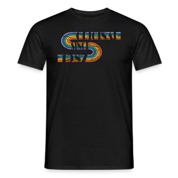 Vintage Birthday Design Original 1987 - Men's T-Shirt - black - Front - AI Model Male 178 light (178cm)