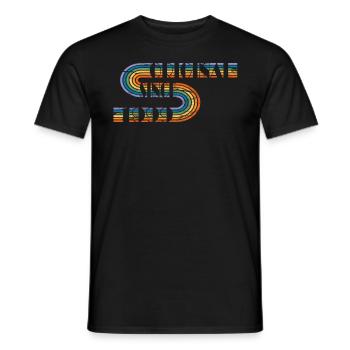 Vintage Birthday Design Original 1999 - Men's T-Shirt - black - Front - AI Model Male 178 light (178cm)