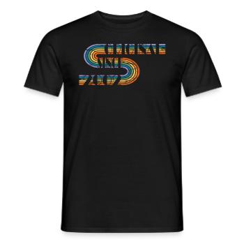 Vintage Birthday Design Original 2002 - Men's T-Shirt - black - Front - AI Model Male 178 light (178cm)