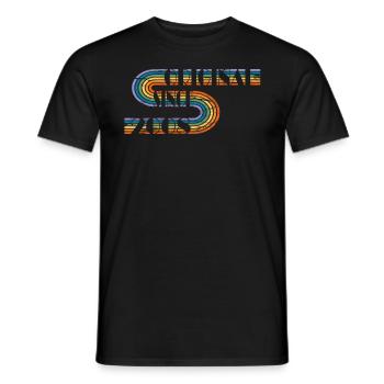 Vintage Birthday Design Original 2008 - Men's T-Shirt - black - Front - AI Model Male 178 light (178cm)
