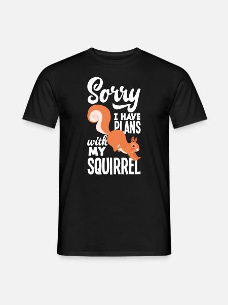 Squirrel - Men's T-Shirt - black