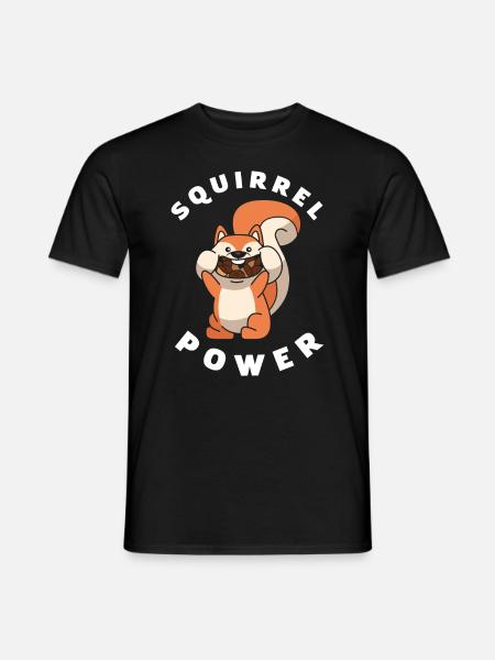Squirrel - Men's T-Shirt - black