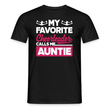 Drôle de pom-pom girl Cheerleading Cadeau - T-shirt homme - noir - Devant - AI Model Male 178 light (178cm)