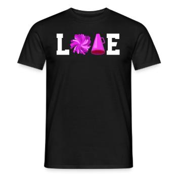 Lustiges Cheerleader Cheerleading Geschenk - Männer T-Shirt - Schwarz - Vorne - AI Model Male 178 light (178cm)