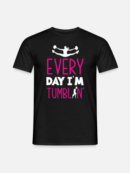 Lustiges Cheerleader Cheerleading Geschenk - Männer T-Shirt - Schwarz