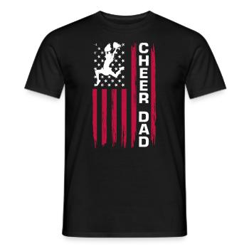 Lustiges Cheerleader Cheerleading Geschenk - Männer T-Shirt - Schwarz - Vorne - AI Model Male 178 light (178cm)