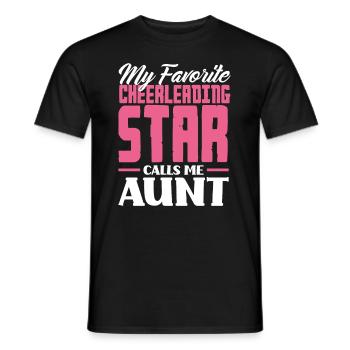 Drôle de pom-pom girl Cheerleading Cadeau - T-shirt homme - noir - Devant - AI Model Male 178 light (178cm)