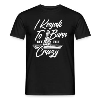 Kayak Canoë - T-shirt homme - noir - Devant - AI Model Male 178 light (178cm)