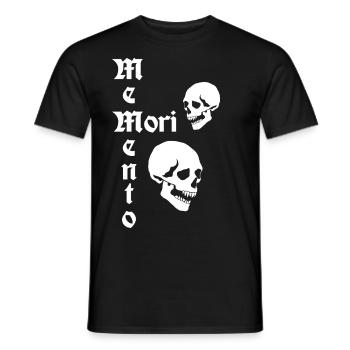 Memento Mori - Crâne de vampire - T-shirt homme - noir - Devant - AI Model Male 178 light (178cm)