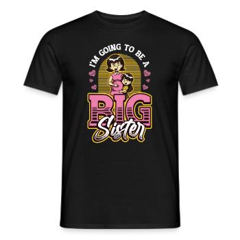 Dans Going To Be A Big Sister 2023, annoncez. - T-shirt homme - noir - Devant - AI Model Male 178 light (178cm)