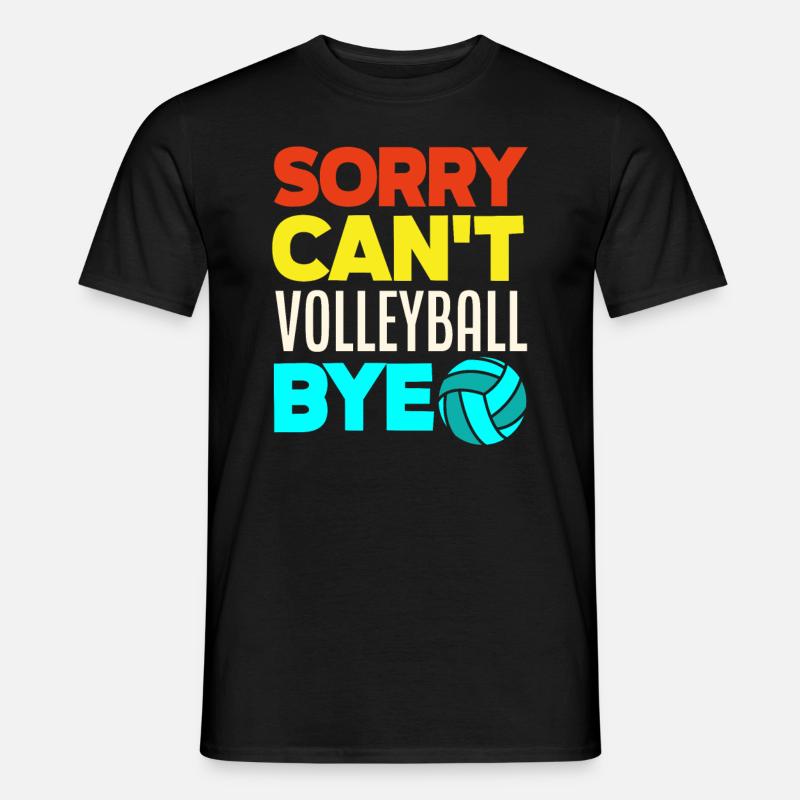 Funny volleyball gift - Men's T-Shirt - black