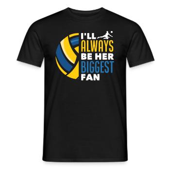 Fun Volleyball Mama Volleyball Papa Cadeau - T-shirt homme - noir - Devant - AI Model Male 178 light (178cm)