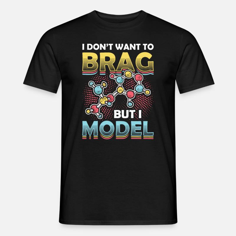 Physical Modeling, Funny Physics Lovers - Men's T-Shirt - black