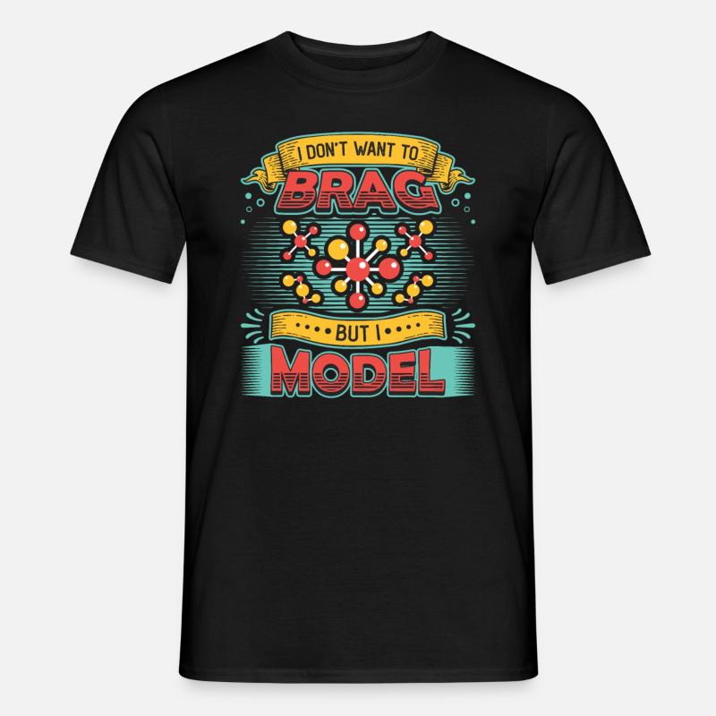Physical Modeling, Funny Physics Lovers - Men's T-Shirt - black