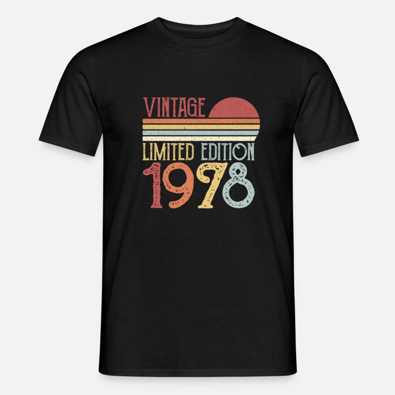 1978 Édition limitée - T-shirt homme - noir