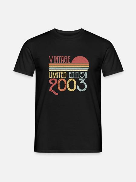 2003 Limited Edition - Men's T-Shirt - black
