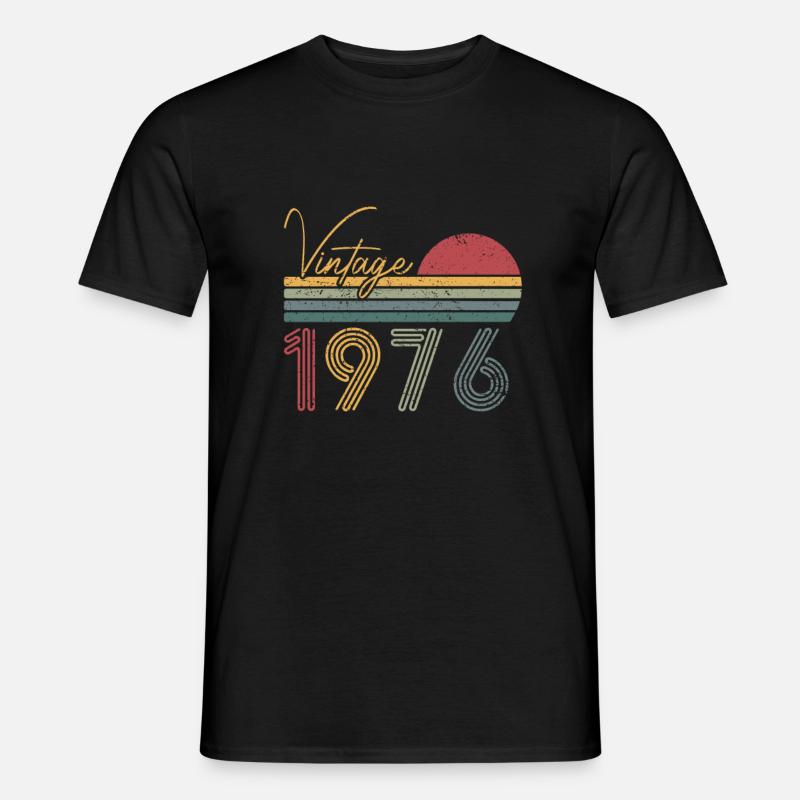 1976 Limited Edition - Männer T-Shirt - Schwarz