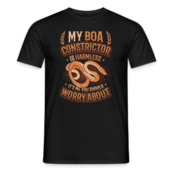 C’est de moi que vous devriez vous inquiéter. - T-shirt homme - noir - Devant - AI Model Male 178 light (178cm)