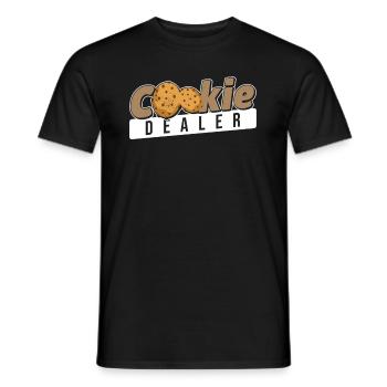 Biscuits Dealer Baking - T-shirt homme - noir - Devant - AI Model Male 178 light (178cm)