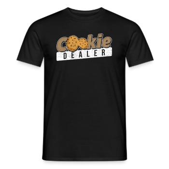 Biscuits Dealer Baking - T-shirt homme - noir - Devant - AI Model Male 178 light (178cm)