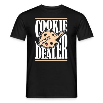 Biscuits Dealer Baking - T-shirt homme - noir - Devant - AI Model Male 178 light (178cm)