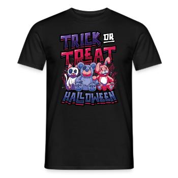 Süßes Oder Saures Halloween - Männer T-Shirt - Schwarz - Vorne - AI Model Male 178 light (178cm)
