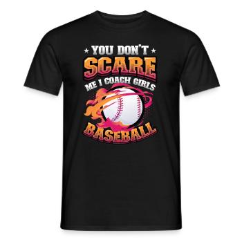 Du Machst Mir Keine Angst, Ich bin ein Trainer - Männer T-Shirt - Schwarz - Vorne - AI Model Male 178 light (178cm)