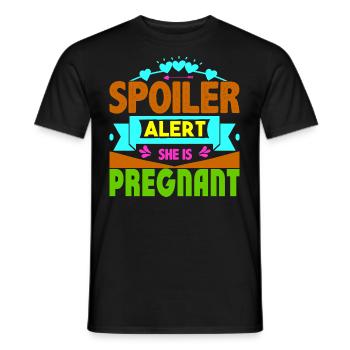 Mère Enceinte Bébé Nourrisson T-shirt Maman - T-shirt homme - noir - Devant - AI Model Male 178 light (178cm)