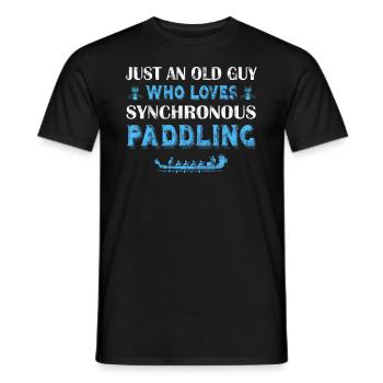 Drachenbootrennen Festival Drachenboot - Männer T-Shirt - Schwarz - Vorne - AI Model Male 178 light (178cm)