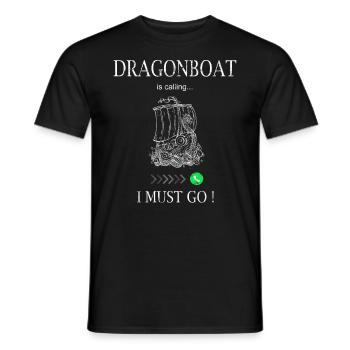 Drachenbootrennen Festival Drachenboot - Männer T-Shirt - Schwarz - Vorne - AI Model Male 178 light (178cm)