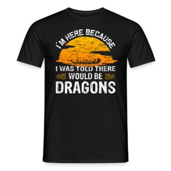 Drachenbootrennen Festival Drachenboot - Männer T-Shirt - Schwarz - Vorne - AI Model Male 178 light (178cm)