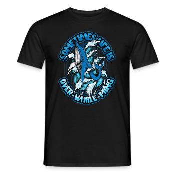 Manchmal Ist Das Leben Zu Schön, Um Wahr Zu Sein - Männer T-Shirt - Schwarz - Vorne - AI Model Male 178 light (178cm)