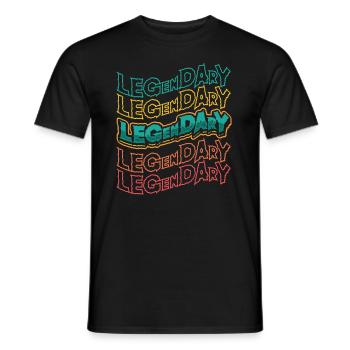Fitnessstudio Bodybuilding Bein Tag - Männer T-Shirt - Schwarz - Vorne - AI Model Male 178 light (178cm)