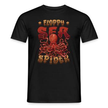 Krake MeerFloppy Sea Spider Octopus - Männer T-Shirt - Schwarz - Vorne - AI Model Male 178 light (178cm)