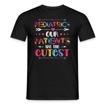 Pädiatrie Unsere Patienten Sind Die Süßesten - Männer T-Shirt - Schwarz - Vorne - AI Model Male 178 light (178cm)