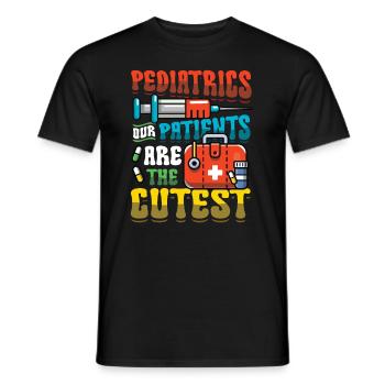 Pädiatrie Unsere Patienten Sind Die Süßesten - Männer T-Shirt - Schwarz - Vorne - AI Model Male 178 light (178cm)