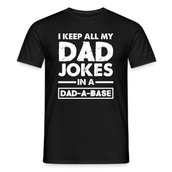 Papa Père Cadeau de la fête des pères - T-shirt homme - noir - Devant - AI Model Male 178 light (178cm)
