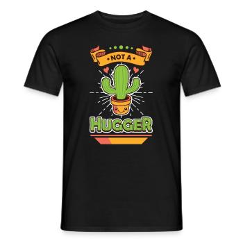 Pas de cactus câlins - T-shirt homme - noir - Devant - AI Model Male 178 light (178cm)